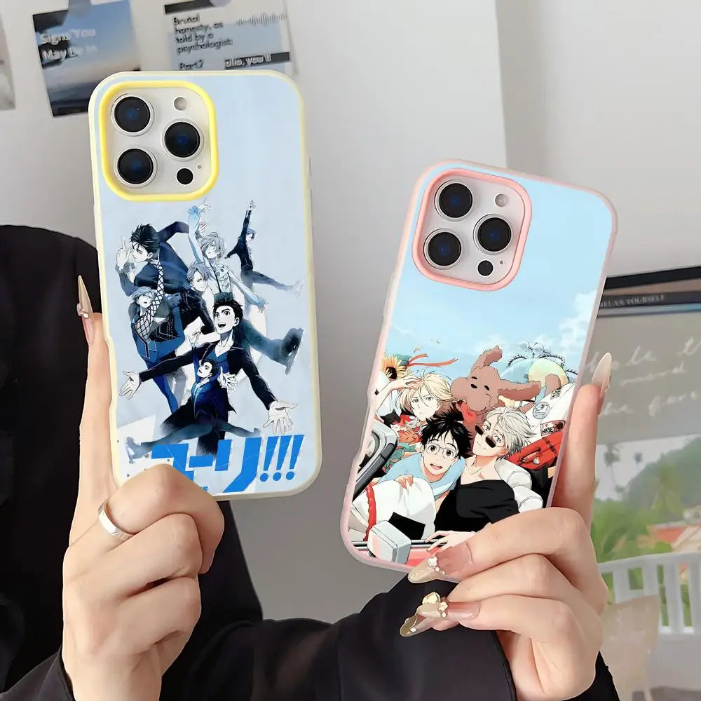 Yuri on Ice Anime iPhone Case 2-in-1 Card Holder | 13–17 Anime Phone Case Axl