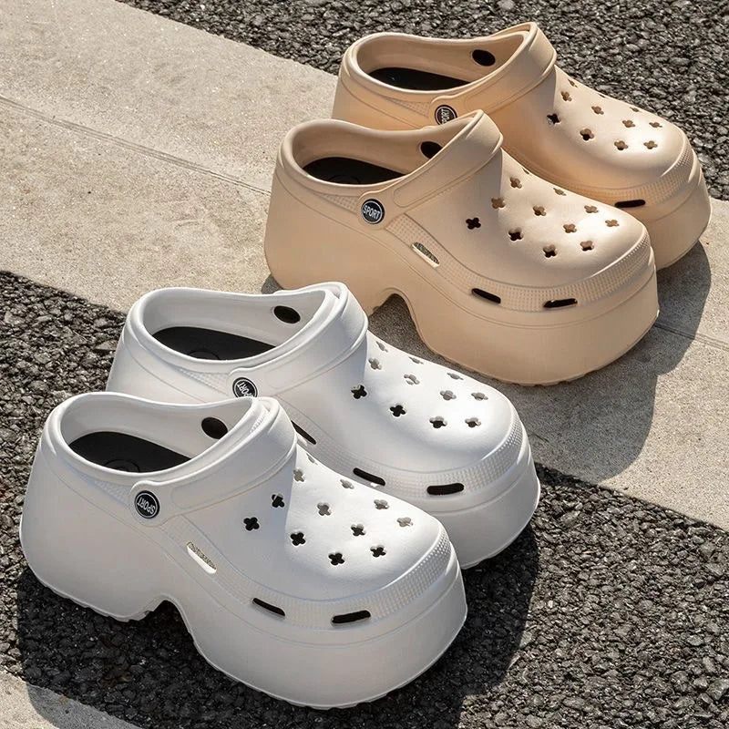 Women's Chunky EVA Platform Clogs – Non-Slip Beach Sandals Platform Clogs Sandals Axl