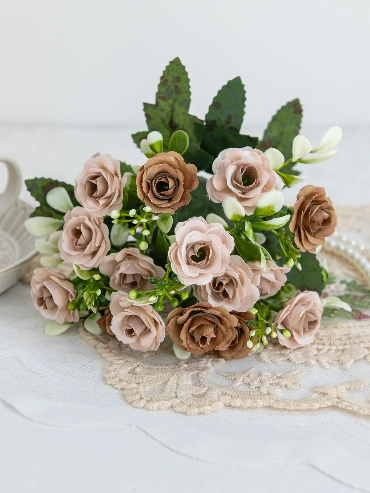 Silk Rose Artificial Flowers – Wedding, Wreath & Home Decor Artificial Silk Flowers Axl 10