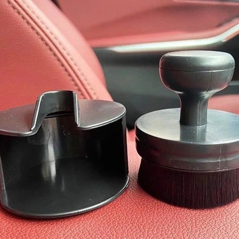 Tire Shine Applicator Brush with Stand | Auto Detailing Car Detailing Brush Axl