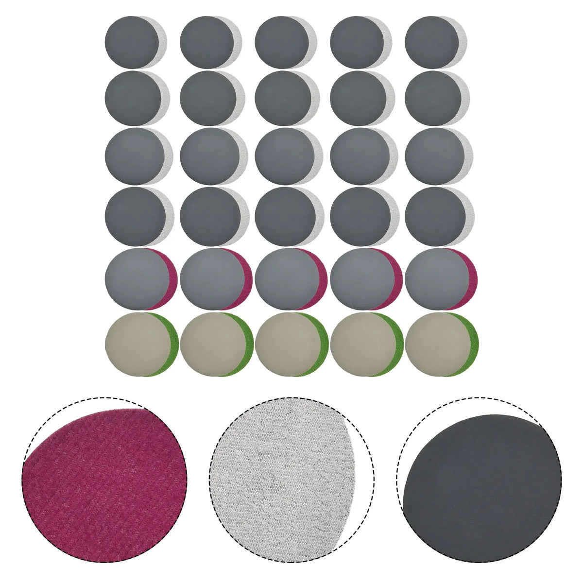60-Pc 3" Sanding Discs Kit 800–3000 Grit | Wet & Dry Use Abrasive Sanding Discs Axl