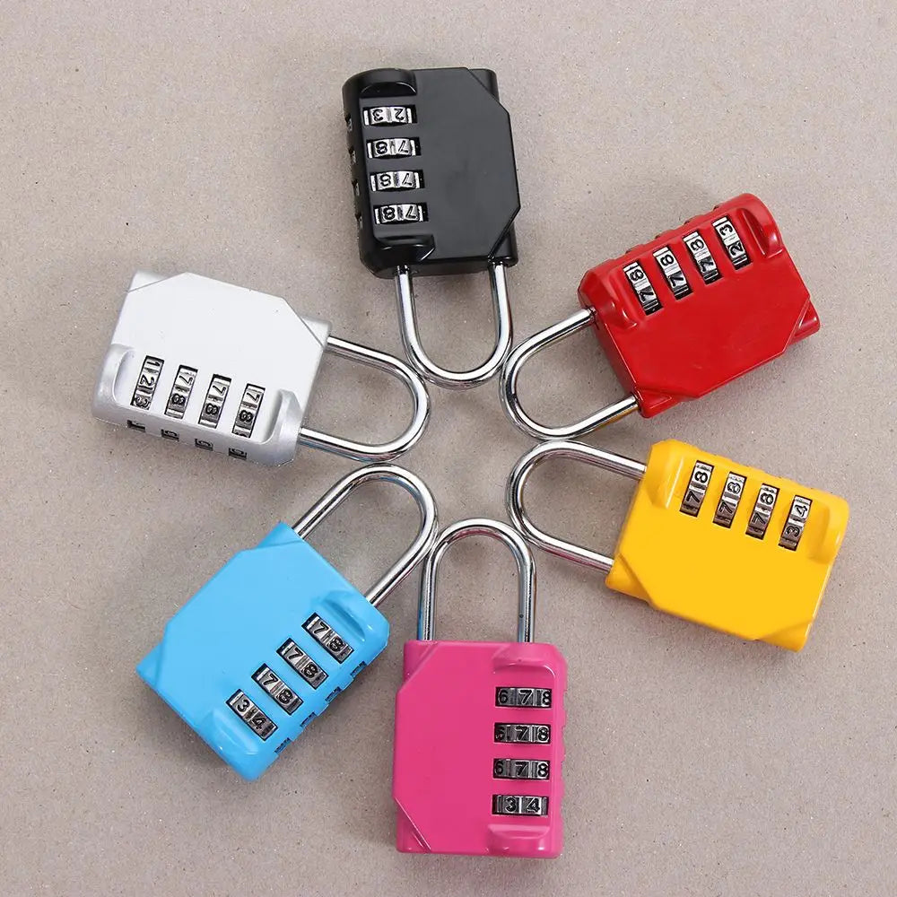 4-Digit Combination Padlock – Luggage, Locker & Storage Combination Padlock Axl