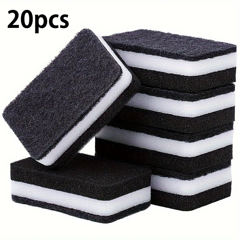 20-Pack Double-Sided Kitchen Sponge Scrubbers | Dish Cleaning Kitchen Sponge Scrubber Axl 20pcs