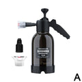 2L Handheld Pressure Foam Sprayer – 3 Nozzles Car Wash Foam Pressure Sprayer Axl Black