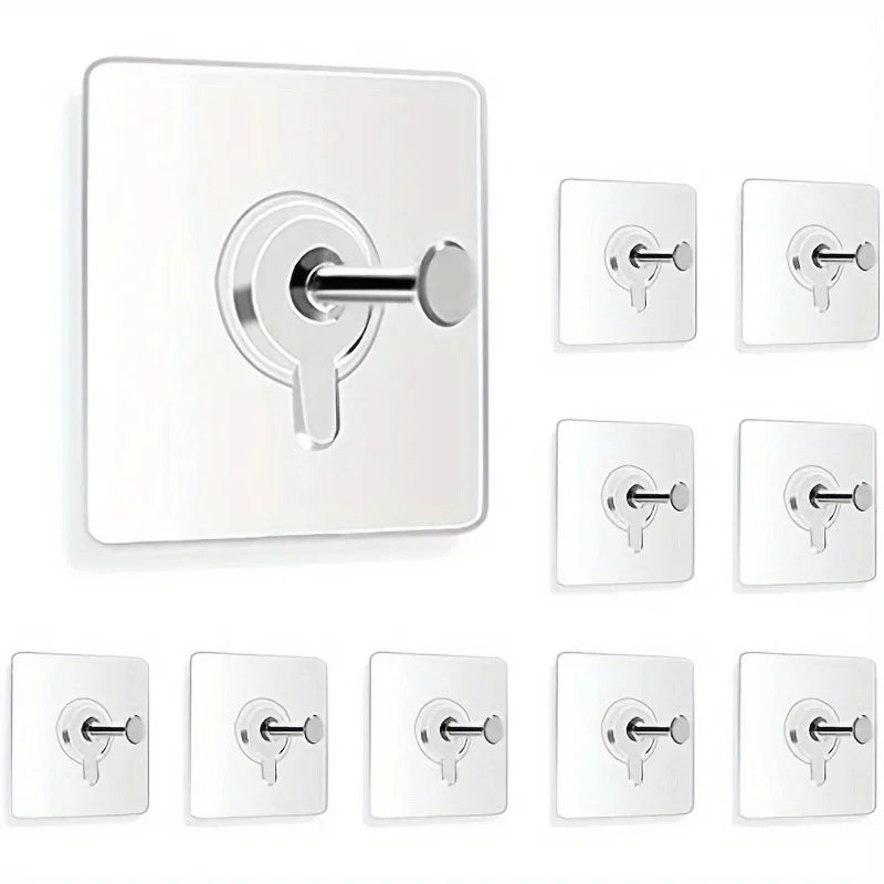 Self-Adhesive Wall Hooks – No-Drill Picture & Decor Hanger Adhesive Wall Hooks Axl