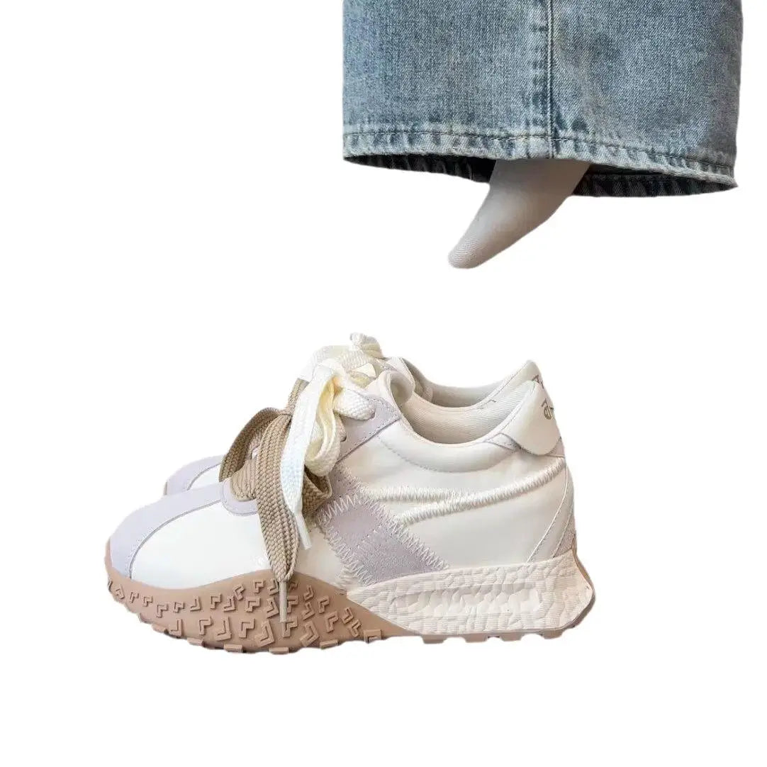 Women's Chunky Sneakers – Thick Sole Casual Lace-Up Shoes Chunky Sneakers Axl