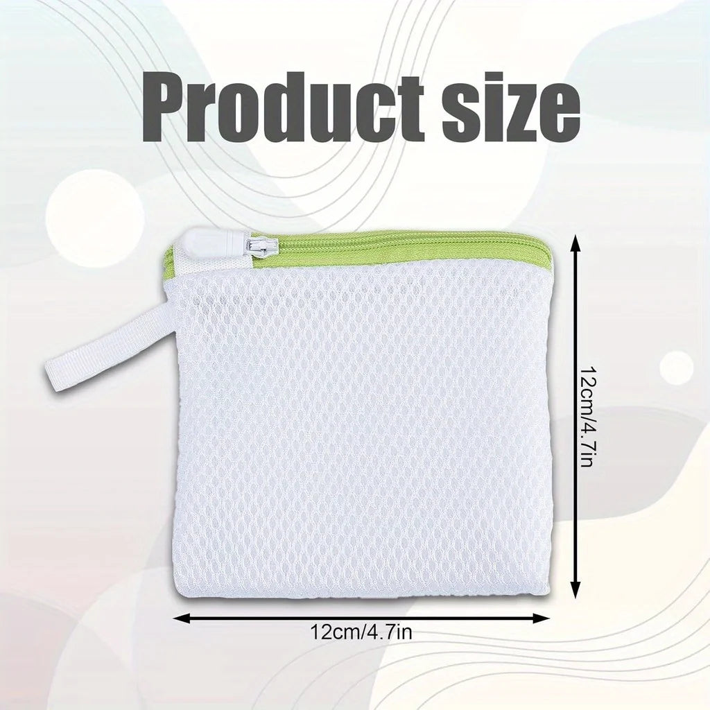 4-Pack Laundry Ball Mesh Bags – Zipper Washing Machine Bags Laundry Mesh Bag Axl