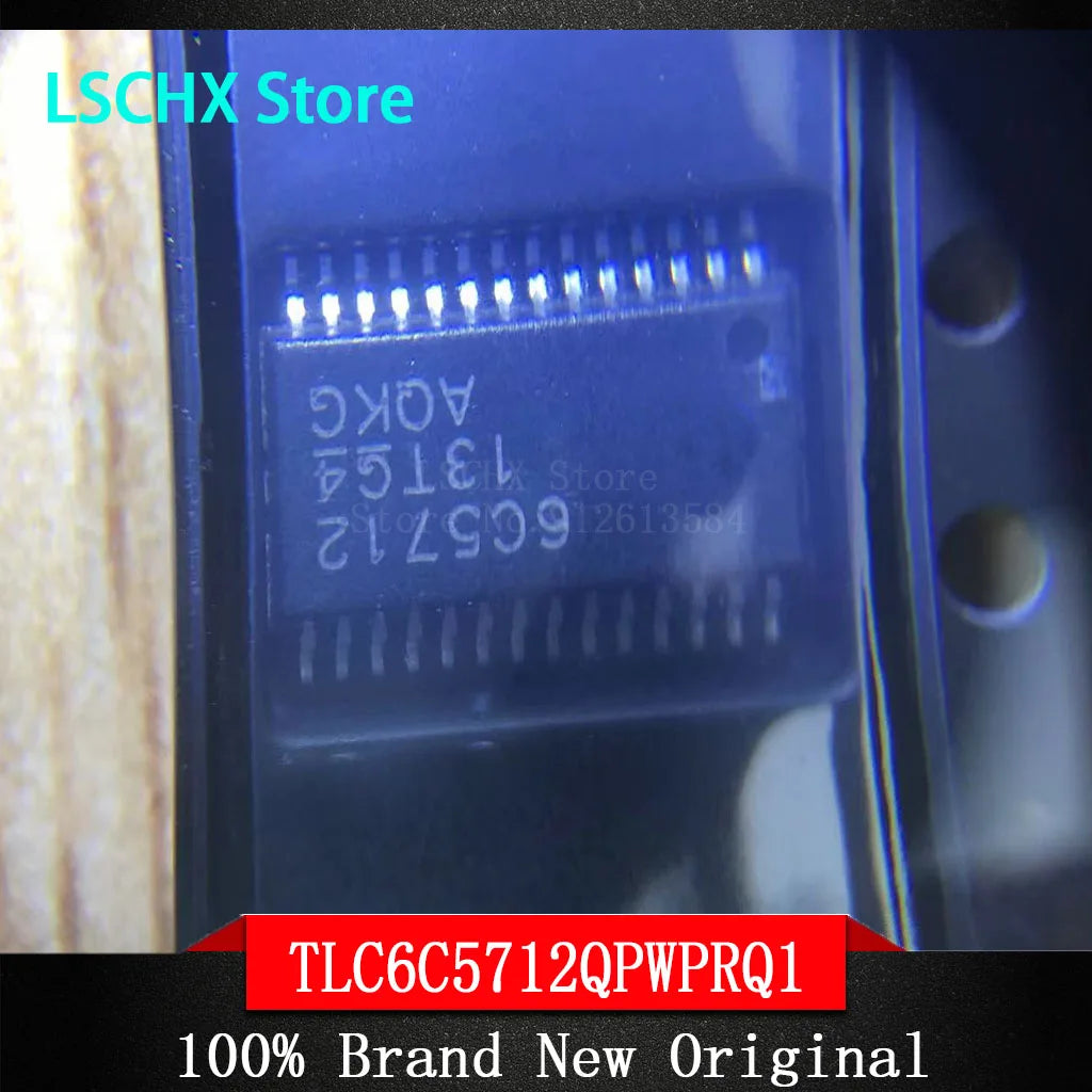 5pcs TLC6C5712QPWPRQ1 HTSSOP-28 Automotive 12-Bit LED Driver IC LED Driver IC Axl