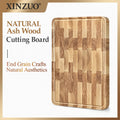 XINZUO End Grain Ash Wood Cutting Board | Fruit & Bread Wood Cutting Board Axl Default Title