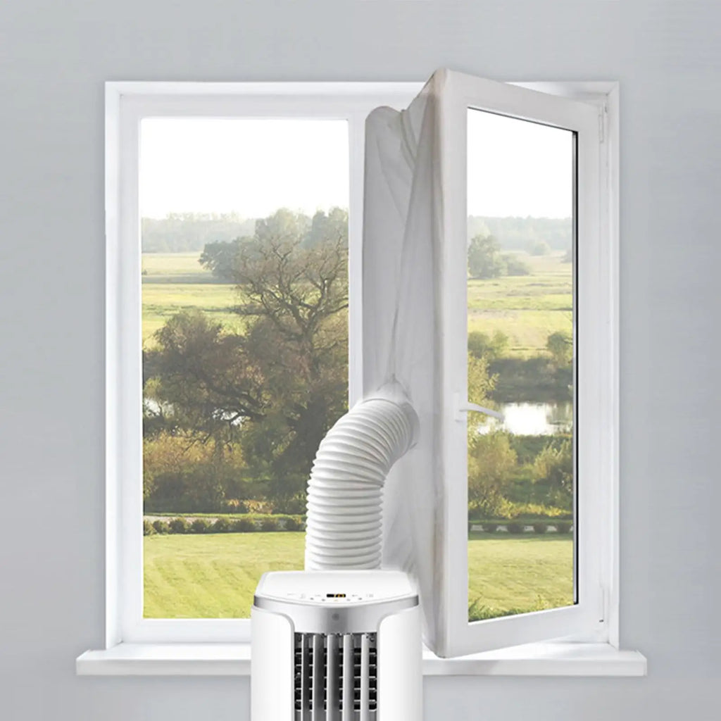 AC Window Seal Kit – No-Drill HVAC Vent Insulation with Zippers AC Window Seal Kit Axl
