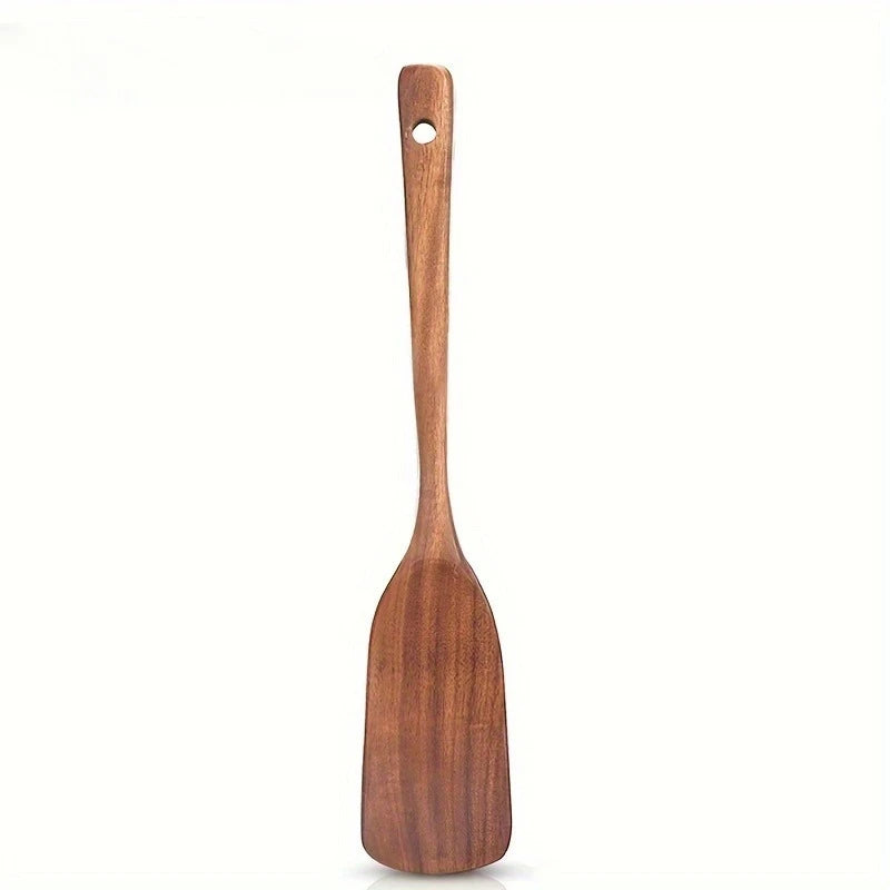 KEMORELA Acacia Wood Spatula Set – Food-Safe Kitchen Utensils Wooden Spatula Set Axl Wooden shovel