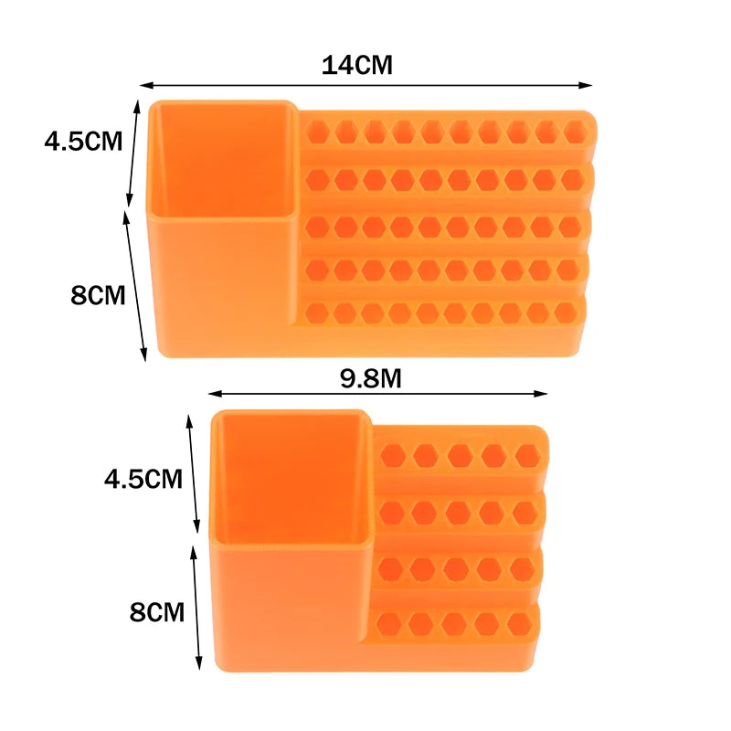 Drill Bit Organizer 20/50 Hole Screwdriver Bit Holder Stand Drill Bit Organizer Axl