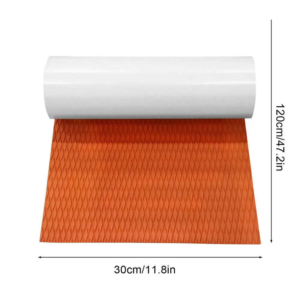 EVA Foam Surf Traction Pad – Non-Slip Self-Adhesive Deck Mat Surf Traction Pad Axl Orange
