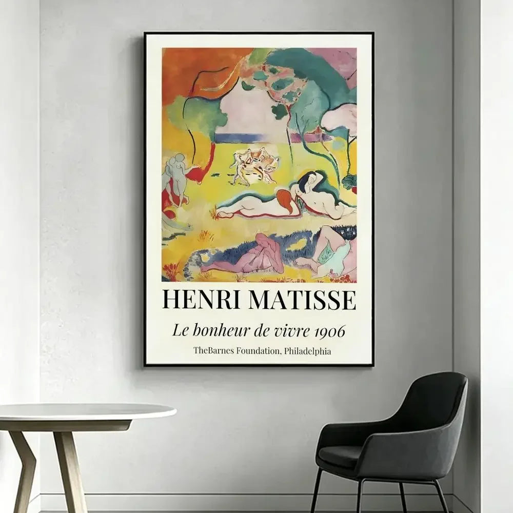 Henri Matisse Art Poster – HD Waterproof Wall Decor Print Art Wall Poster Axl