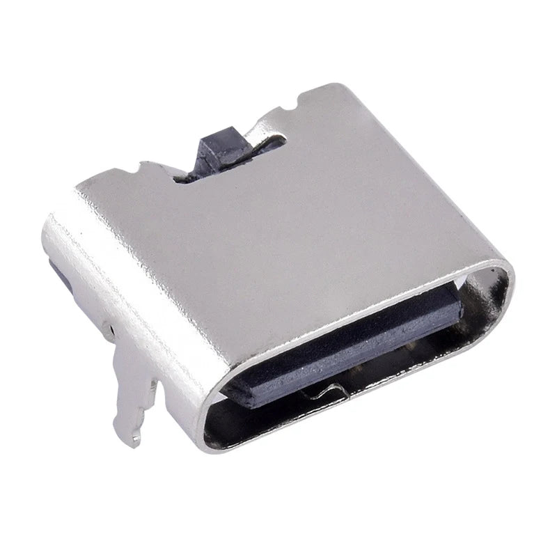 10Pcs USB 3.1 Type-C Female Connector Socket 2-Pin Power Jack USB-C Connector Socket Axl