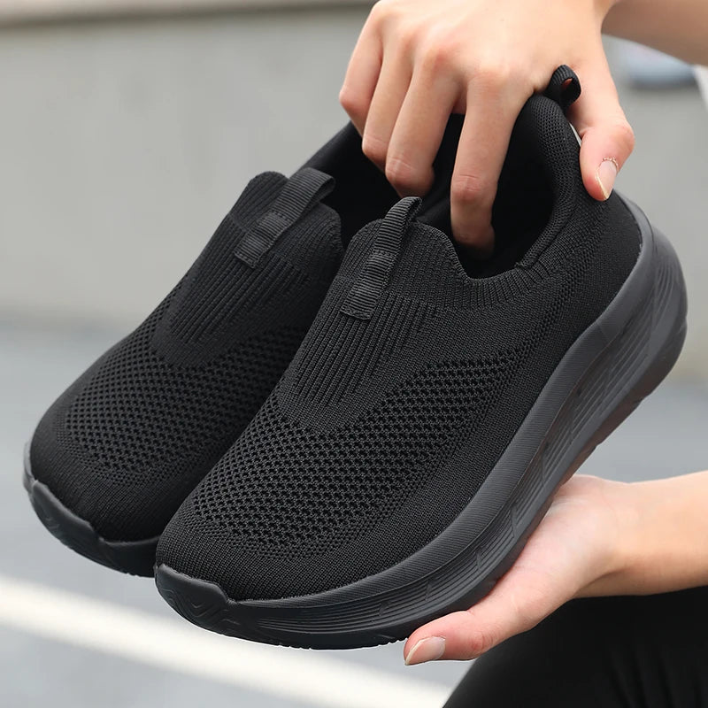 ZULIWAGN Barefoot Shoes – Extra-Wide Unisex Mesh Sneakers Barefoot Sneakers Axl 37 black