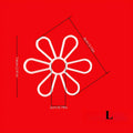 50Pcs Plastic Six-Petal Flower Shaping Pieces – Knitting Crafts Knitting Craft Accessory Axl 50pcs-L