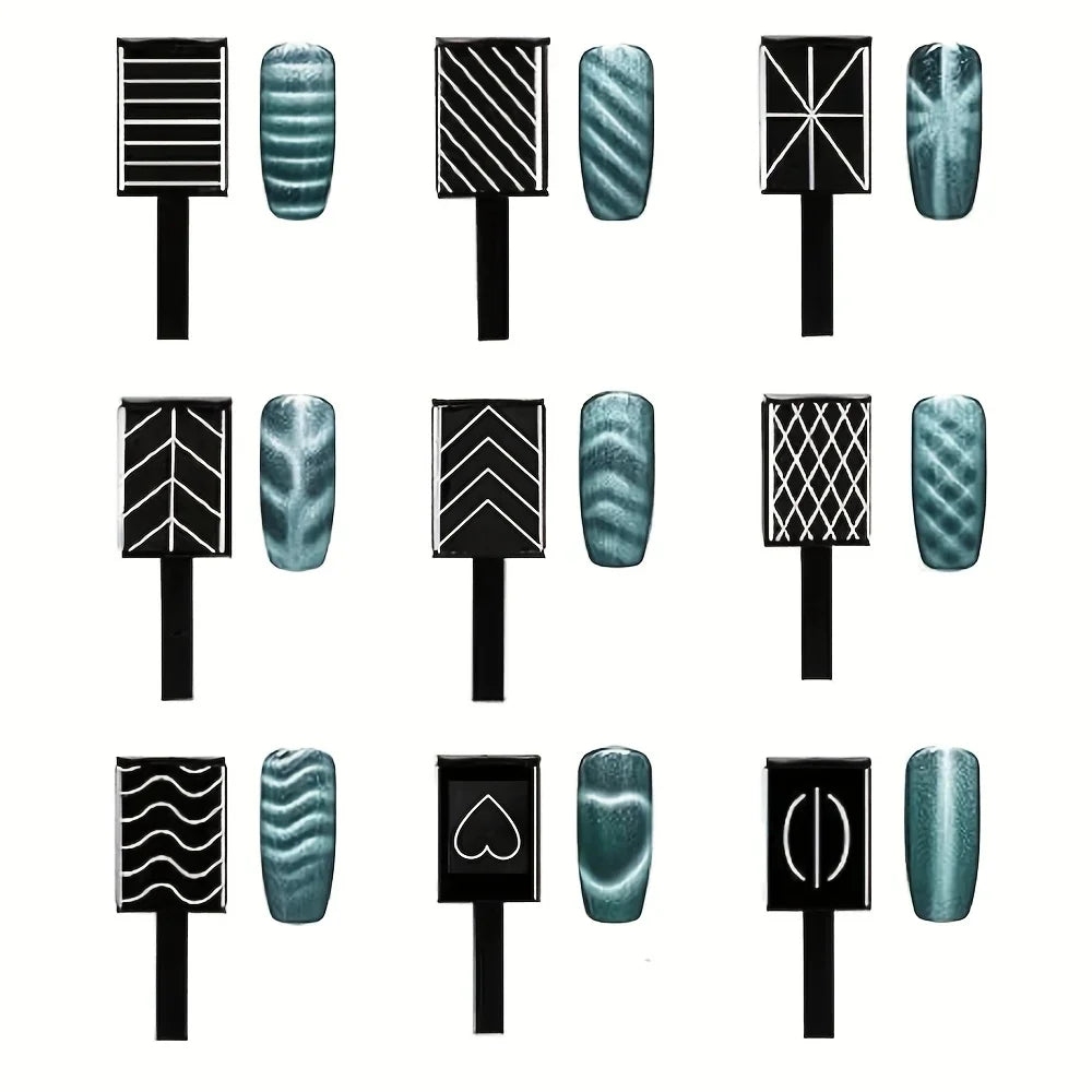 Cat Eye Nail Magnet Set – Magnetic Nail Art Tool Kit Nail Art Magnet Axl