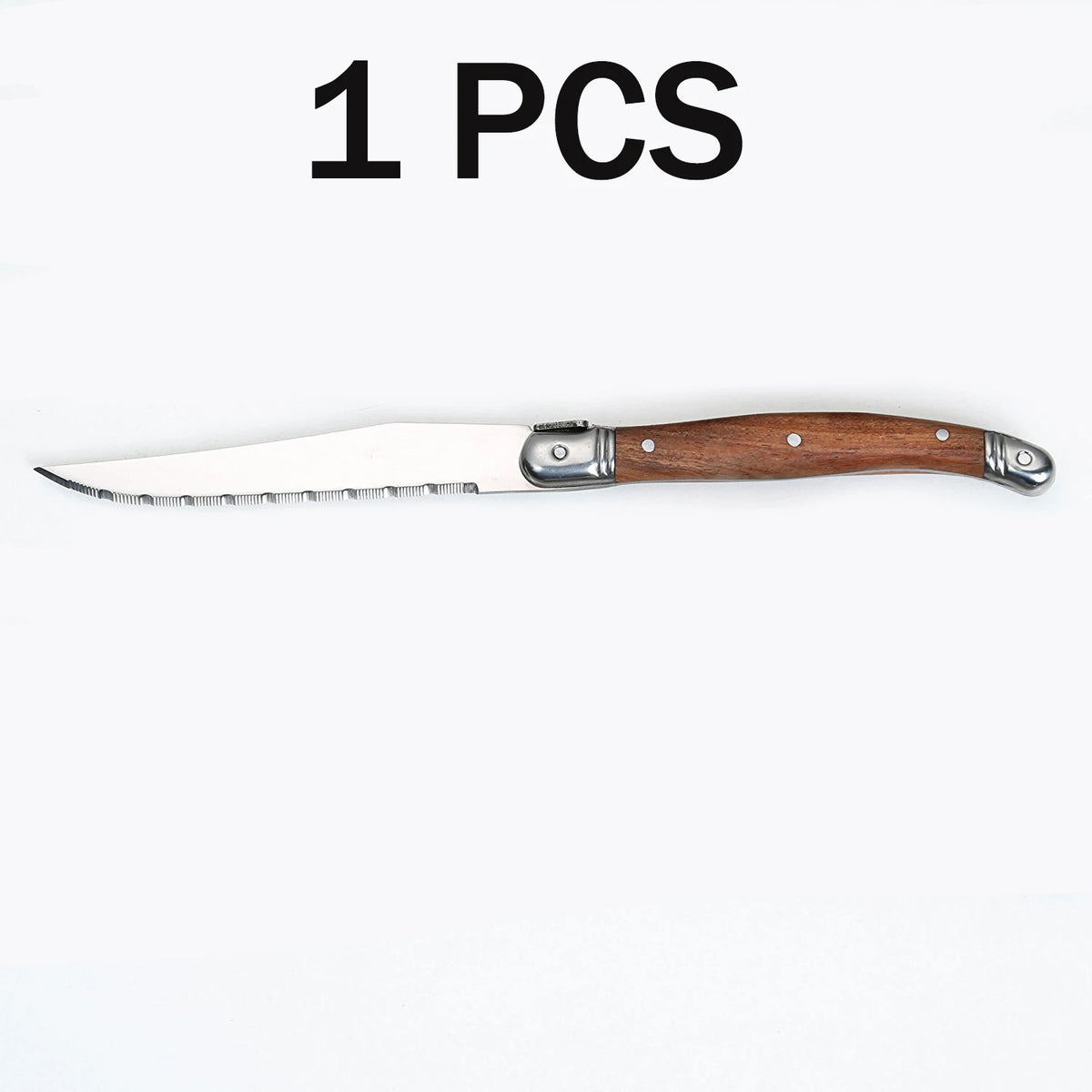 Serrated Steak Knife Set 4/6/8 Pc – Stainless Steel Wood Handle Steak Knife Set Axl 1PCS China Mainland
