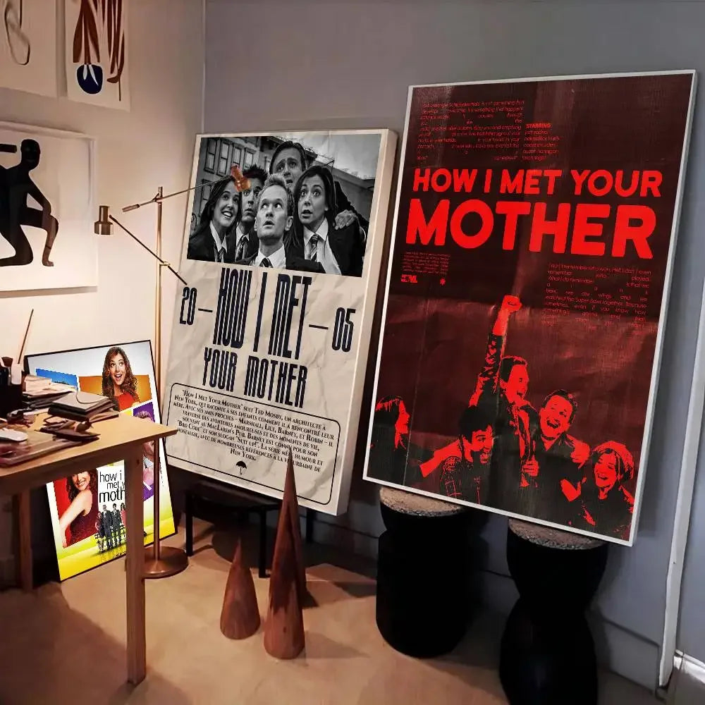 How I Met Your Mother Wall Poster – Self-Adhesive Decor Wall Art Poster Axl