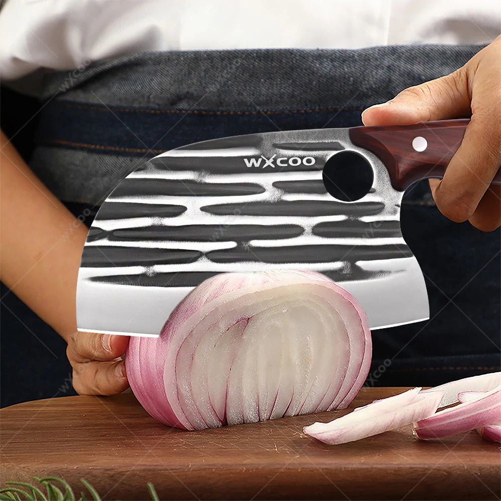 Hand-Forged Kitchen Knife Set – Butcher, Boning & Cleaver Kitchen Knife Set Axl