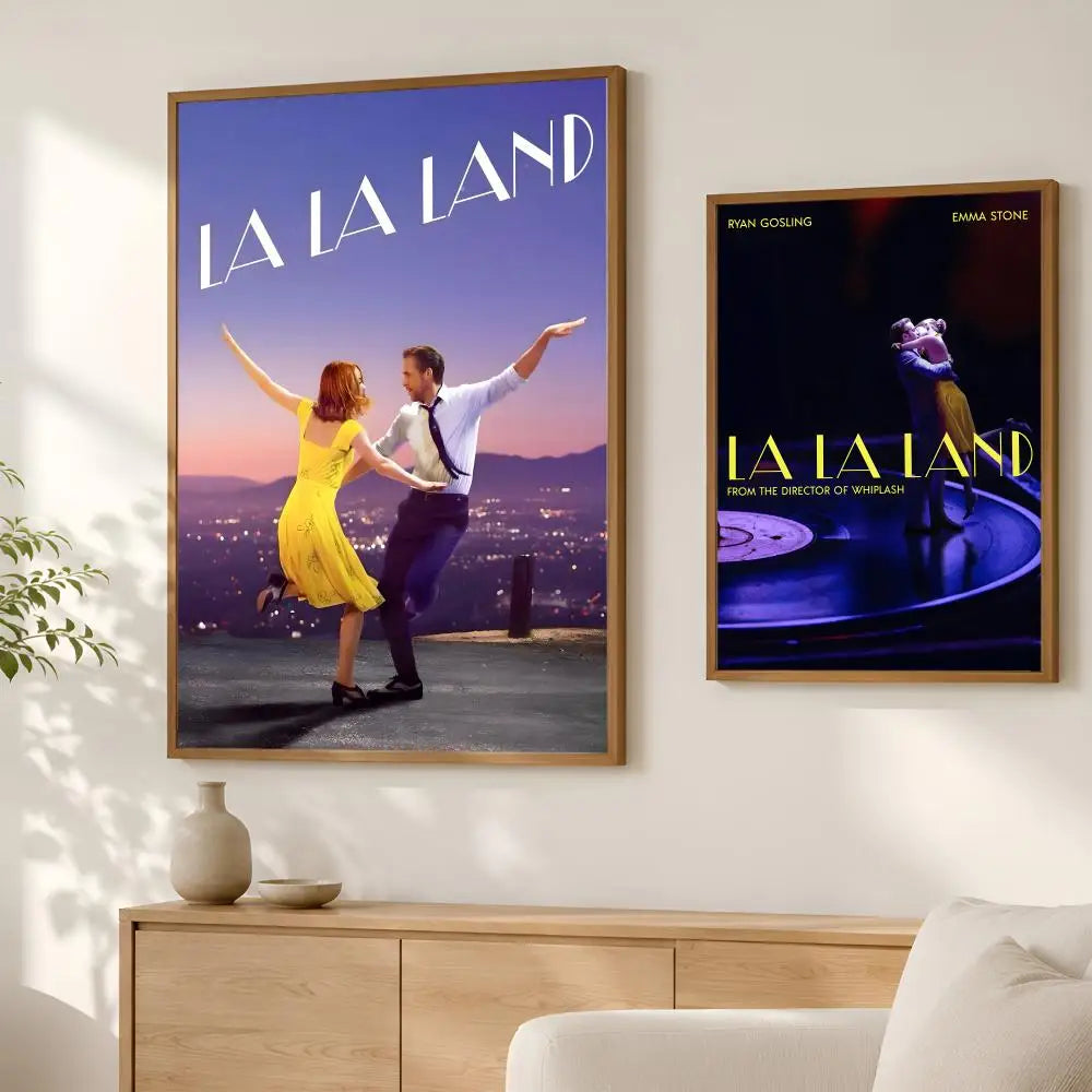 La La Land Movie Poster – Self-Stick HD PVC Wall Art Decor Wall Art Poster Axl