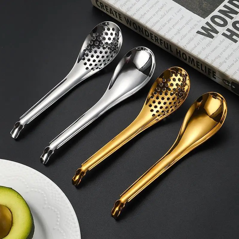 Stainless Steel Slotted Spoon – Caviar, Sauce & Filter Spoon Slotted Filter Spoon Axl