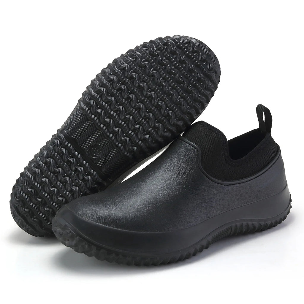 Unisex Non-Slip Chef Clogs – Slip-On Rain Shoes Plus Size Slip-On Work Clogs Axl