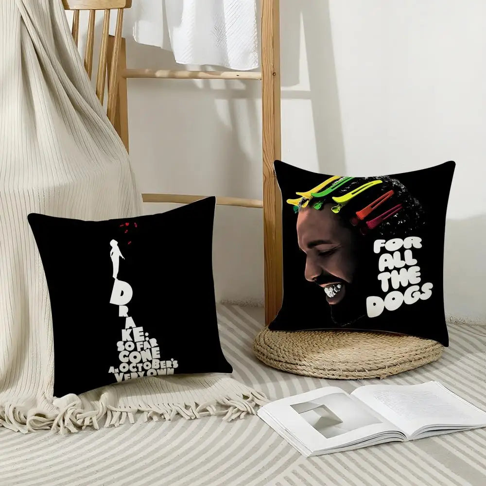 Drake Linen Cushion Cover Animal Print | Hidden Zipper Cushion Cover Axl
