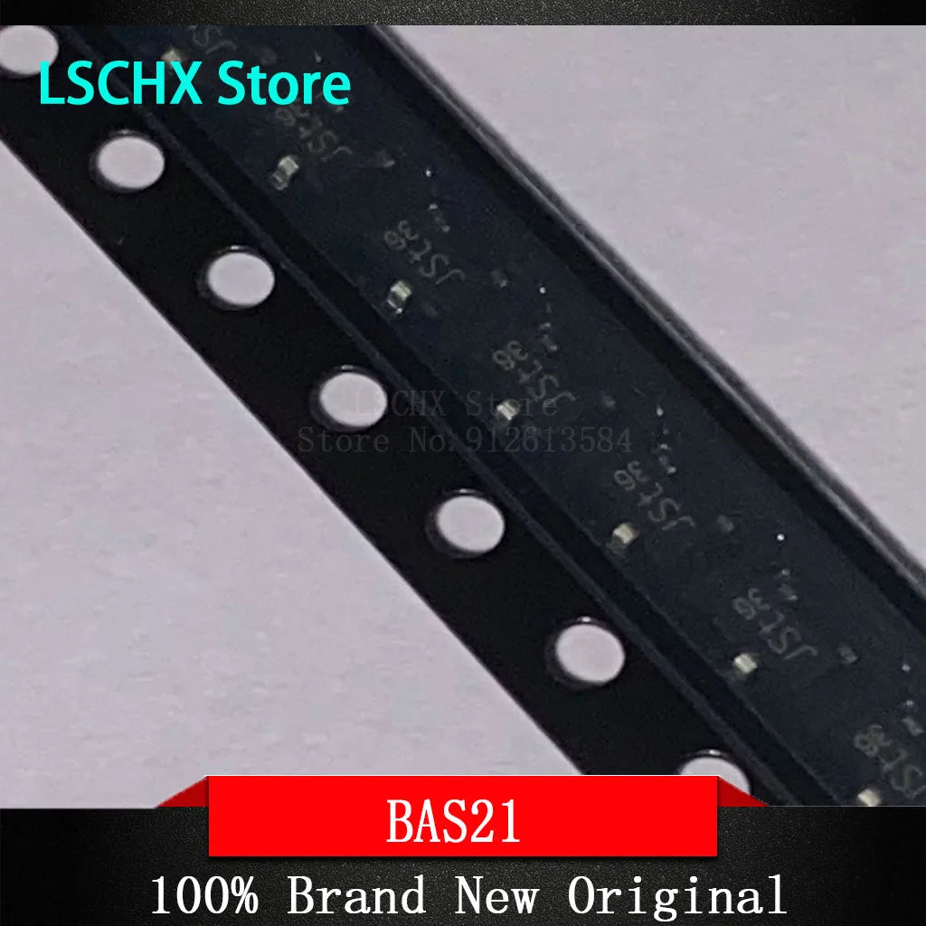50pcs BAS20 BAS21 BAS29 SOT-23 Switching Diodes – General Purpose Switching Diodes Axl BAS20