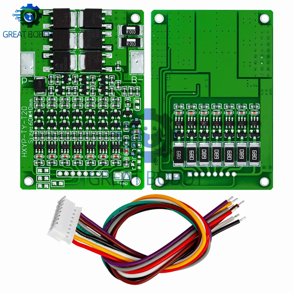 7S 18650 BMS 25.9V 29.4V Lithium Battery Protection Board 15A BMS Protection Board Axl
