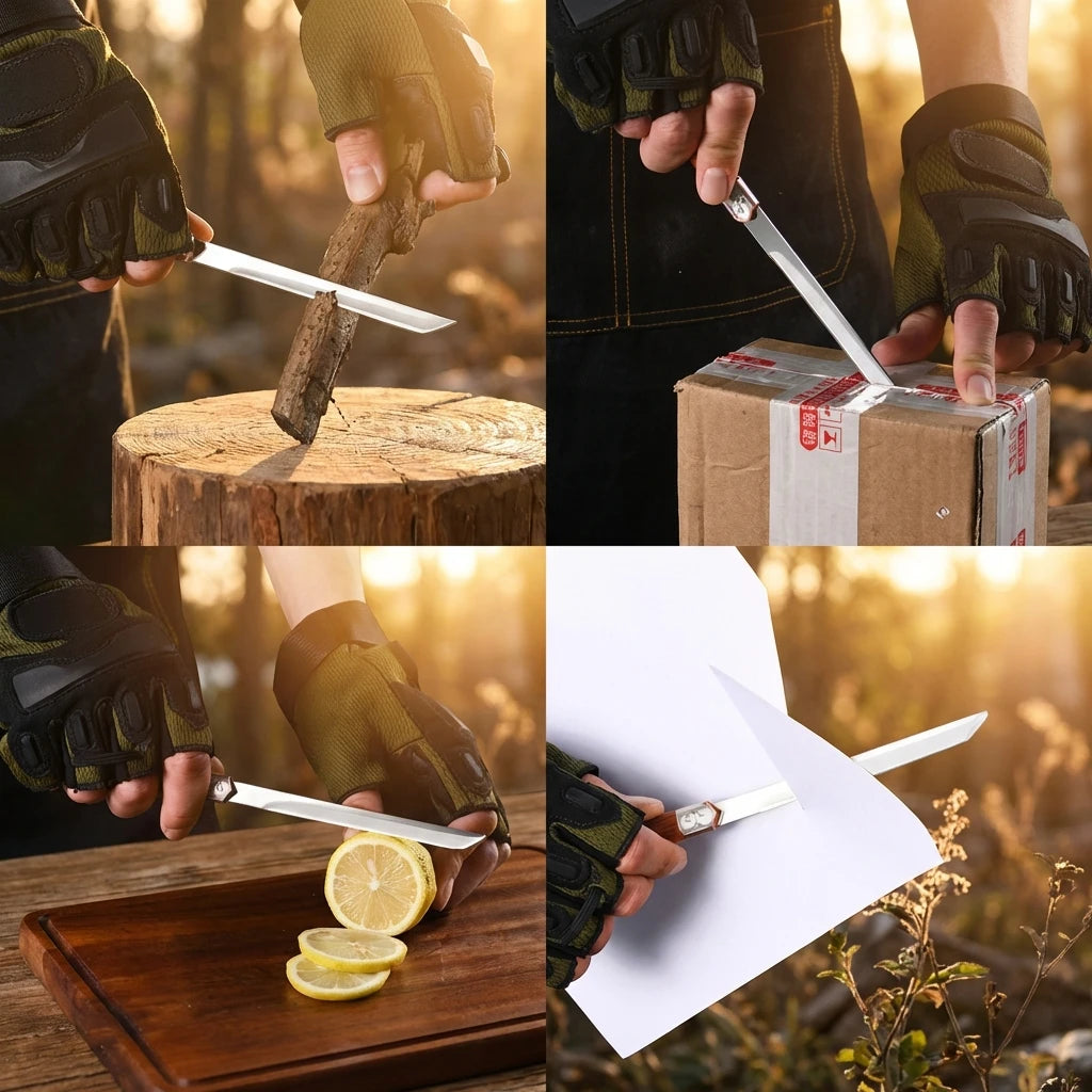 Stainless Steel Camping Fruit Knife – Portable Outdoor Peeling Knife Outdoor Camping Knife Axl