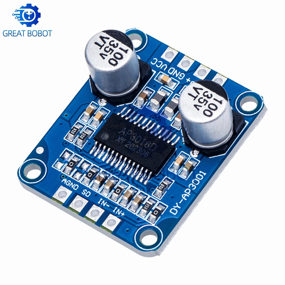 Mono Class D Digital Amplifier Board DC 8–24V 30W–300W 4–8Ω Amplifier Board Axl