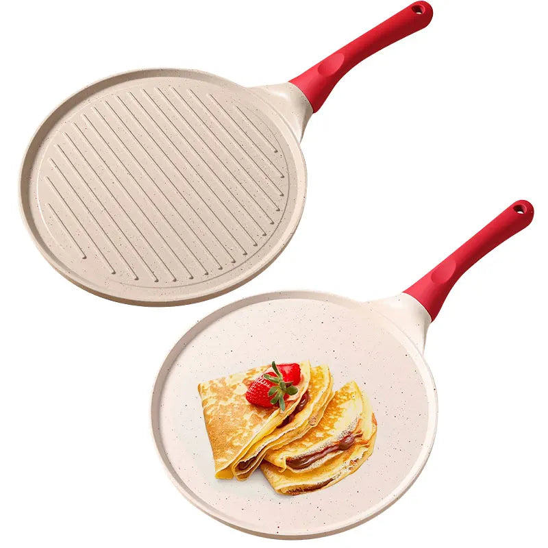 Non-Stick Granite Frying Pan – Skillet, Crepe & Grill Pan Non-Stick Skillet Axl