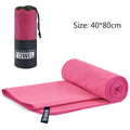 Quick-Dry Microfiber Sports Towel 40x80cm – Gym Beach Travel Microfiber Sports Towel Axl Rose red