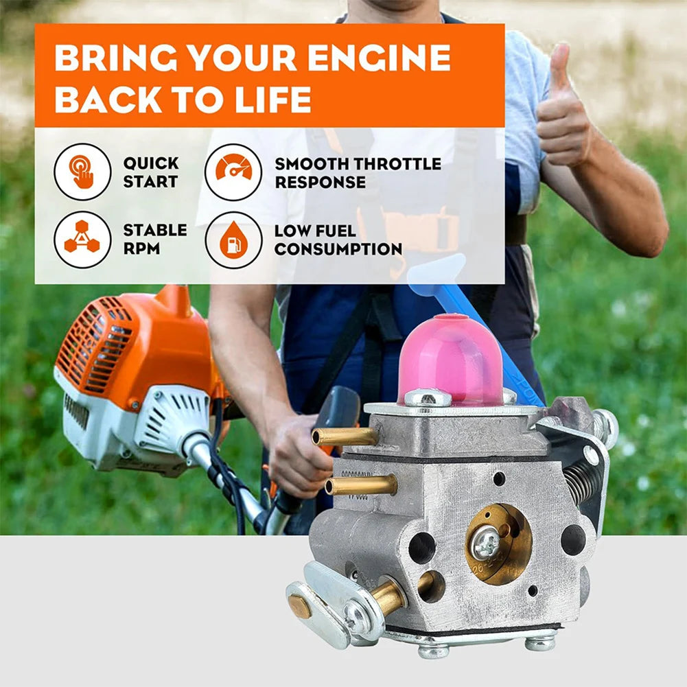 Carburetor Kit for String Trimmers & Brush Cutters W38 C1Q-W38 Trimmer Carburetor Kit Axl
