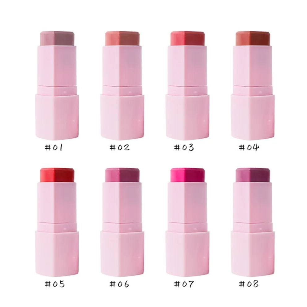 Heart-Shaped 3-in-1 Blush Stick – Vegan Private Label Makeup Blush Stick Axl