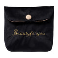 Cute Sanitary Pad Pouch – Women's Mini Storage & Coin Purse Bag Storage Pouch Axl Black