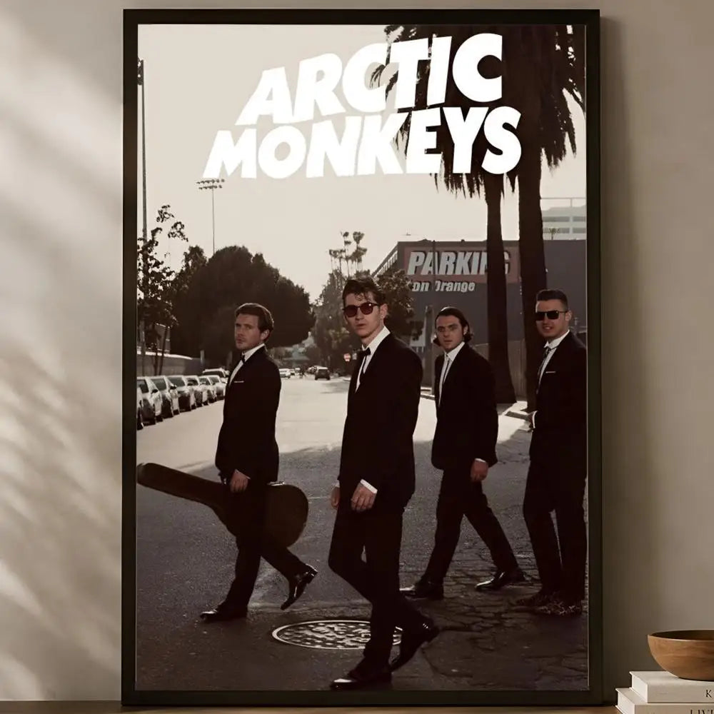 Arctic Monkeys Self-Stick HD Wall Art Poster | Waterproof Decor Music Wall Poster Axl White29 60X90cmNoframe
