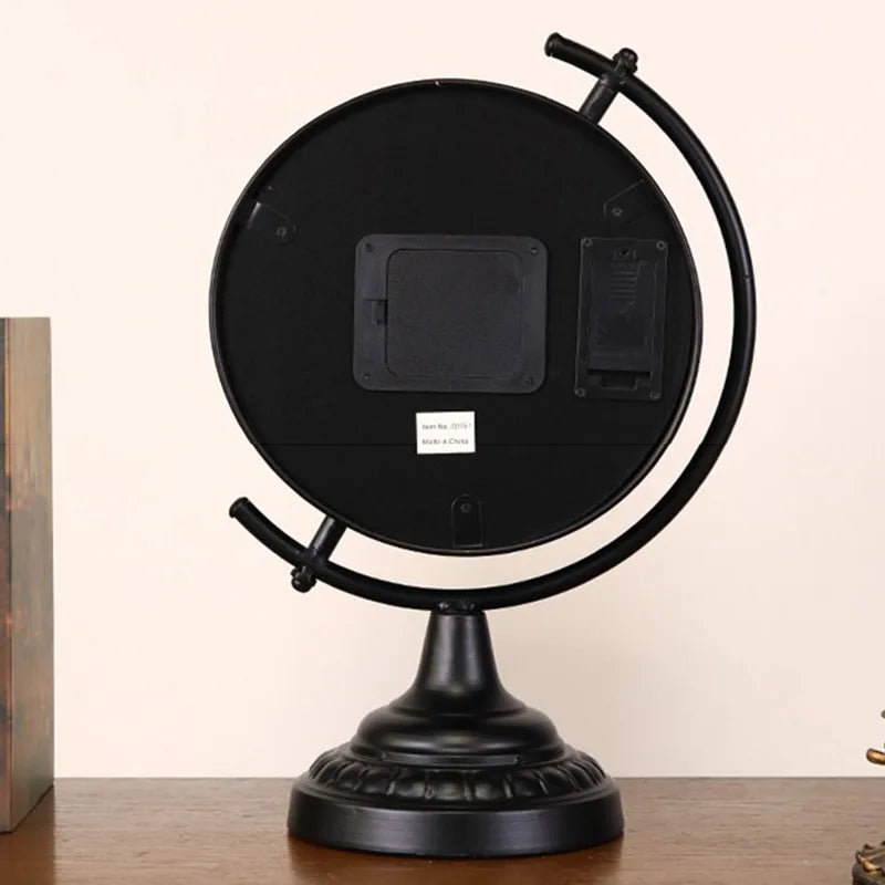 Retro Gear Table Clock – Silent Luxury Quartz Desk Clock Decorative Desk Clock Axl