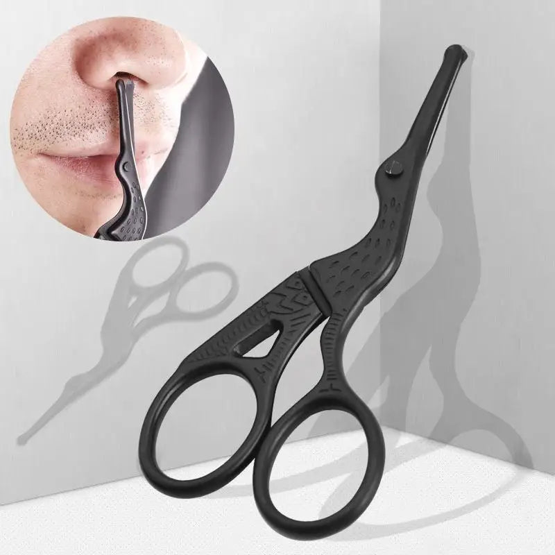 Round-Tip Grooming Scissors – Nose, Eyebrow & Beard Trimming Grooming Scissors Axl