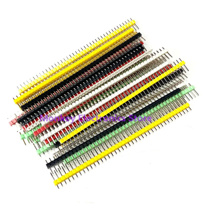 10pcs 40-Pin 2.54mm Breakable Pin Header PCB Connector Arduino PCB Pin Header Axl