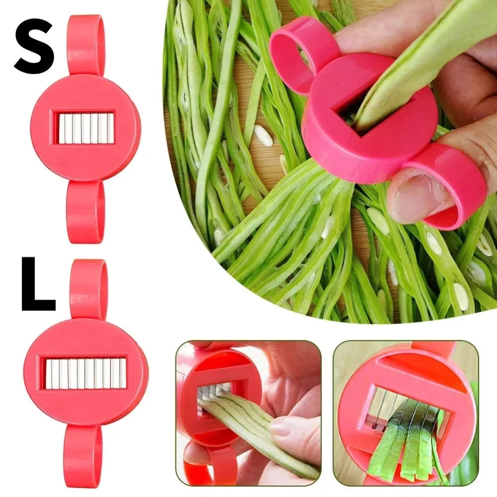 Green Bean Slicer & Shredder – Stainless Steel Kitchen Tool Vegetable Slicer Tool Axl