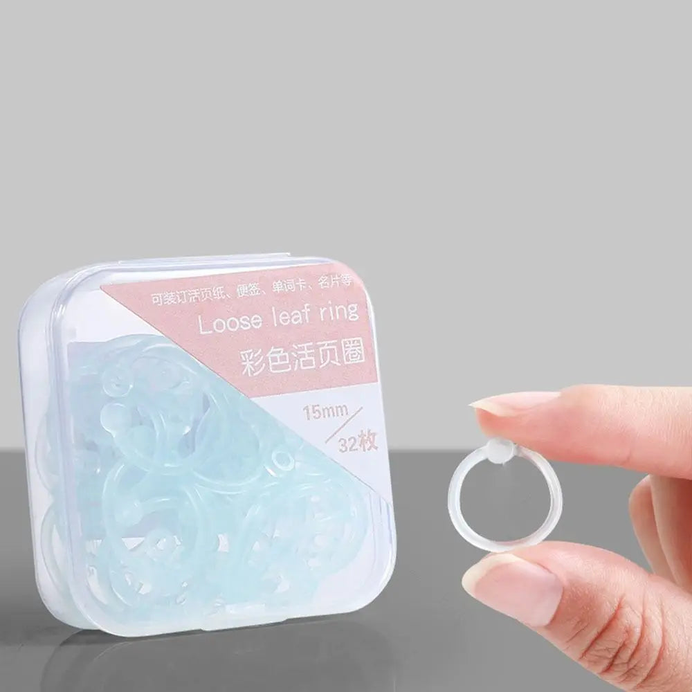 DIY Loose Leaf Binder Rings for Scrapbooking & Notebooks Loose Leaf Binder Rings Axl green-15mm-32pcs-box