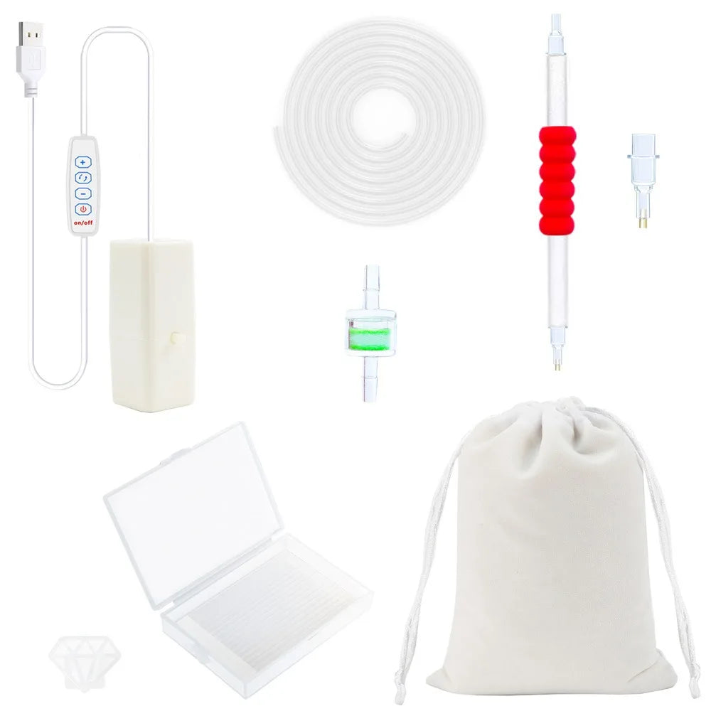 Electric Vacuum Diamond Painting Pen Kit – USB Suction Tool Diamond Painting Tool Axl White-A
