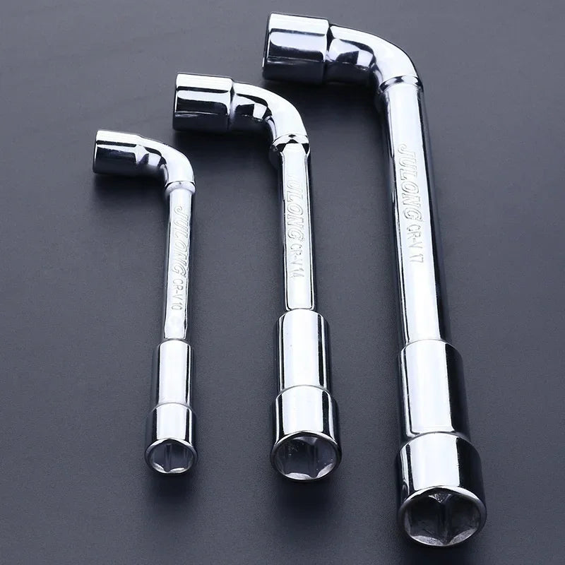 L-Type Double-End Hollow Hex Socket Wrench | Chrome Vanadium Hex Socket Wrench Axl
