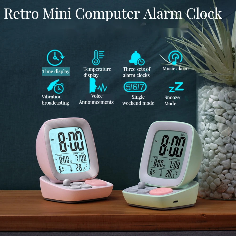 Kids Digital Alarm Clock – USB Charging & Night Light Digital Alarm Clock Axl
