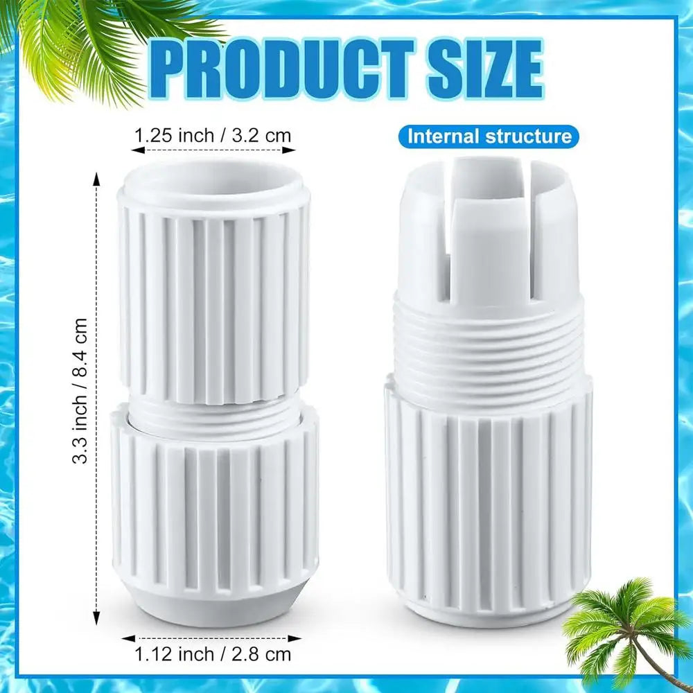 Pool Pole Cam Lock Twist Connector – 2-Pack Replacement Parts Pool Pole Connector Axl 2pcs