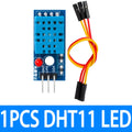 DHT11 Temperature & Humidity Sensor Module for Arduino Temperature Sensor Module Axl 1pcs DHT11 LED