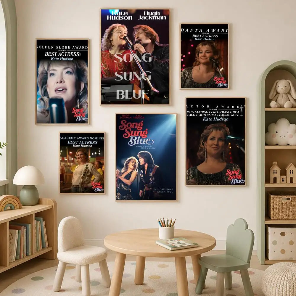 Song Sung Blue HD PVC Self-Stick Wall Art Poster | Waterproof Wall Art Poster Axl